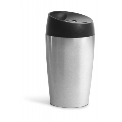 
                                            Travel Mug with mini closure, silver
                                            