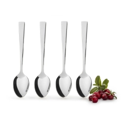 4-pak teaspoons, silver