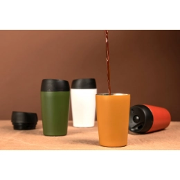 Travel Mug with closure, ZM & Oacute; Foots 240 ml