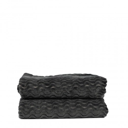 FLEECE BLANKET AGNES, GRAY