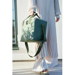 ГОРОДСКАЯ ТЕРМОСУМКА БОЛЬШАЯ, ЗЕЛЕНАЯ