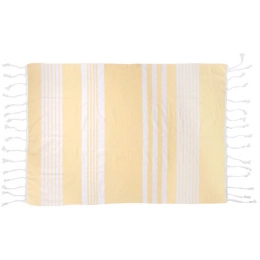 ELLA HAMAM eco blanket / towel 50X70CM, yellow