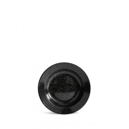 Черный тарелка с узором Дорис.