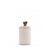 ELLEN JAR WITH LID SQUIRREL, OFF WHITE ELLEN JAR WITH LID SQUIRREL, OFF WHITE