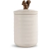 ELLEN JAR WITH LID SQUIRREL, OFF WHITE ELLEN JAR WITH LID SQUIRREL, OFF WHITE