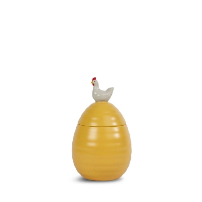 
                                            Банка Эллен с крышкой Кура, желтая
                                            