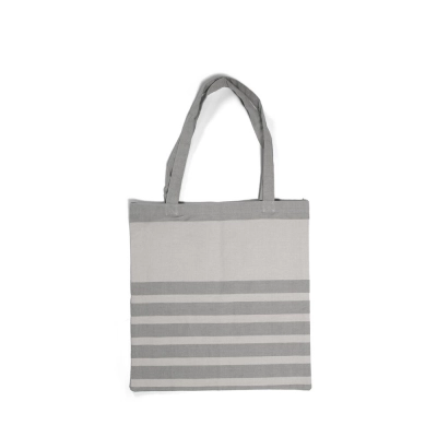 
                                            ELLA HAMAM COTTON BAG, GREY
                                            