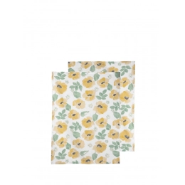 EDEN КУХОННЫЙ ПОЛОТЕНЦЕ, 2 ШТ., ЖЕЛТЫЙ