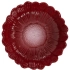 Plate DAGNY, Small, Burgundy