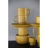COFFEE & MORE TEA CUP 2 PCS, YELLOW