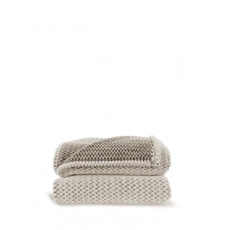 Плед из Полярфлиса, бежевый