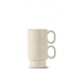 COFFEE & MORE COFFEE MUG 2-PACK, BEIGE COFFEE & MORE COFFEE MUG 2-PACK, BEIGE