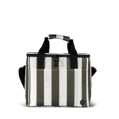 
                                                CITY Thermal Bag STRIPE rPET Large, Green-White
                                                