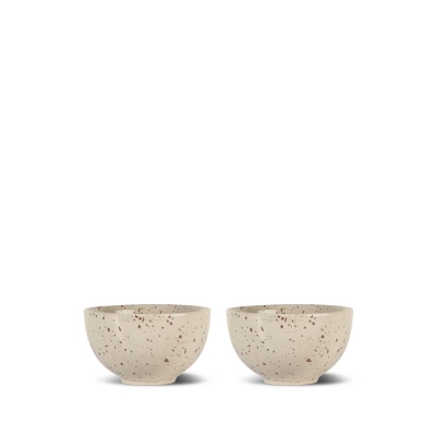 
                                                DITTE Bowl, 2 pieces, beige/burgundy
                                                