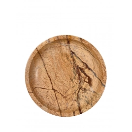 Миска для сервировки STEN, большая, коричневая