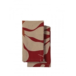 Кухонное полотенце EDITH, 2 шт, бордовое