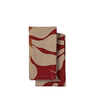 
                                                Kitchen towel EDITH, 2 pieces, burgundy
                                                