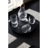Round plate HANNA, black