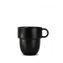 Mug with Inca ear, black