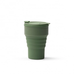 FOLDING CUP DARK GREEN