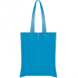 CREST NON WOVEN BAG 36X40 LIGHT BLUE