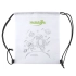 TURCAZ DRAWSTRING BAG WHITE