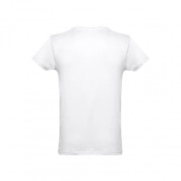 THC LUANDA WH. Mens tubular cotton T-shirt. White