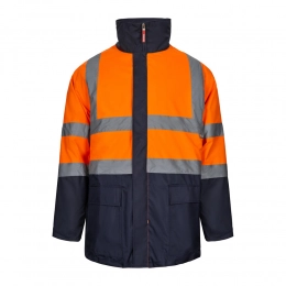 VL JUNO LARGE. Two-tone 4-in-1 parka (180g/m²), in polyester (100%) with PU coating