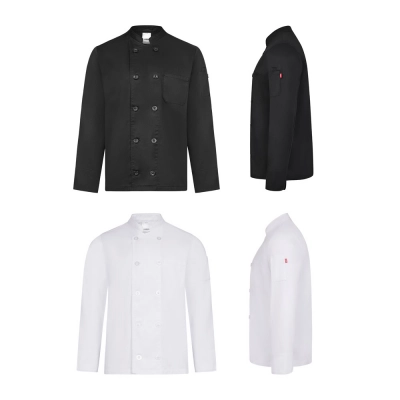 
                                                VL BACO. Long-sleeved kitchen jacket (190 g/m²)
                                                