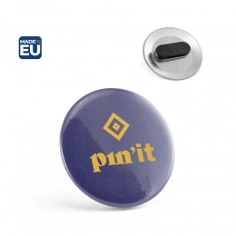 Значок с двойным магнитным зажимом BUTTON PIN 8.
