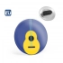 Значок с двойным магнитным зажимом BUTTON PIN 11.
