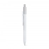 KIWU CHROME. ABS ballpoint with shiny finish and top with chrome finish
