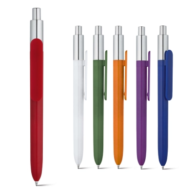 
                                                KIWU CHROME. ABS ballpoint with shiny finish and top with chrome finish
                                                