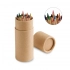 Пенал CYLINDER с 12 цветными карандашами