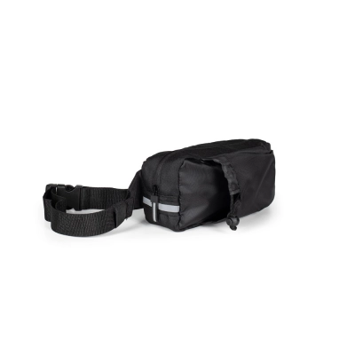 
                                                DELFOS POUCH SHINY. 300D recycled polyester (shiny finish) and 600D recycled polyester waist bag with reflective elements
                                                