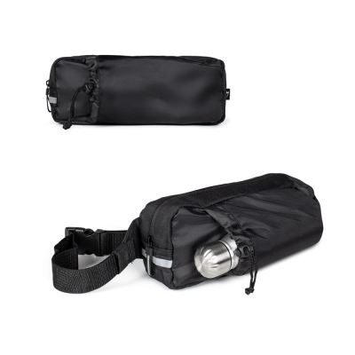 
                                                DELFOS POUCH SHINY. Поясная сумка из переработанного полиэстера 300D (с блестящей отделкой) и 600D с отражающими элементами.
                                                