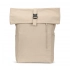 SAINT. Roll top backpack in recycled cotton and recycled polyester (380 g/m²)