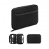 YANGON. Spacious organiser bag for tech accessories in twill with water-repellent coating and 600D recycled polyester