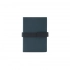 SANDERSON. A5 notepad in PU (50% recycled) with two blocks: lined pages and plain pages