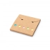 AINSLEY. 2-in-1 office set, made from 100% recycled paper, with 6 sticky notepads