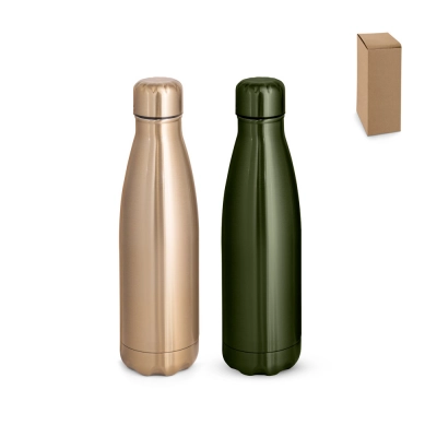 
                                                SHOW METALLIC. Stainless steel bottle with matt metallic finish 510 mL
                                                