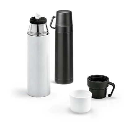 
                                                SAFE. Stainless steel and PP thermos 490 mL
                                                