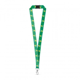 Ланьярд DOVER. SET SUBLIMATION Long II (20 мм) из переработанного полиэстера (100% rPET) с крючком-триггером 20 мм и предохранительной застежкой