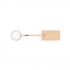 HOPPS. Rectangular bamboo keyring with PET cord HOPPS. Rectangular bamboo keyring with PET cord
