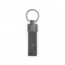 VAUGHN. Set consisting of a card holder and a key holder, both made of metal and recycled polyester (30% rPET)