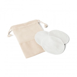 ELISE. Set of 3 washable and reusable facial cleansing pads