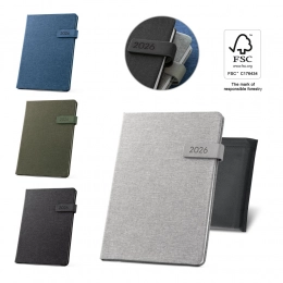 ANDRESEN B5. Recycled polyester (100% rPET) diary