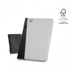 LARSSON B5. B5 diary in recycled polyester (100% rPET)