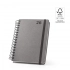SIMMEL A5. A5 diary, with rings, in leather (58% recycled)