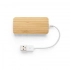 Хаб с 2 портами USB-A и 1 портом USB-C из бамбука MOSER